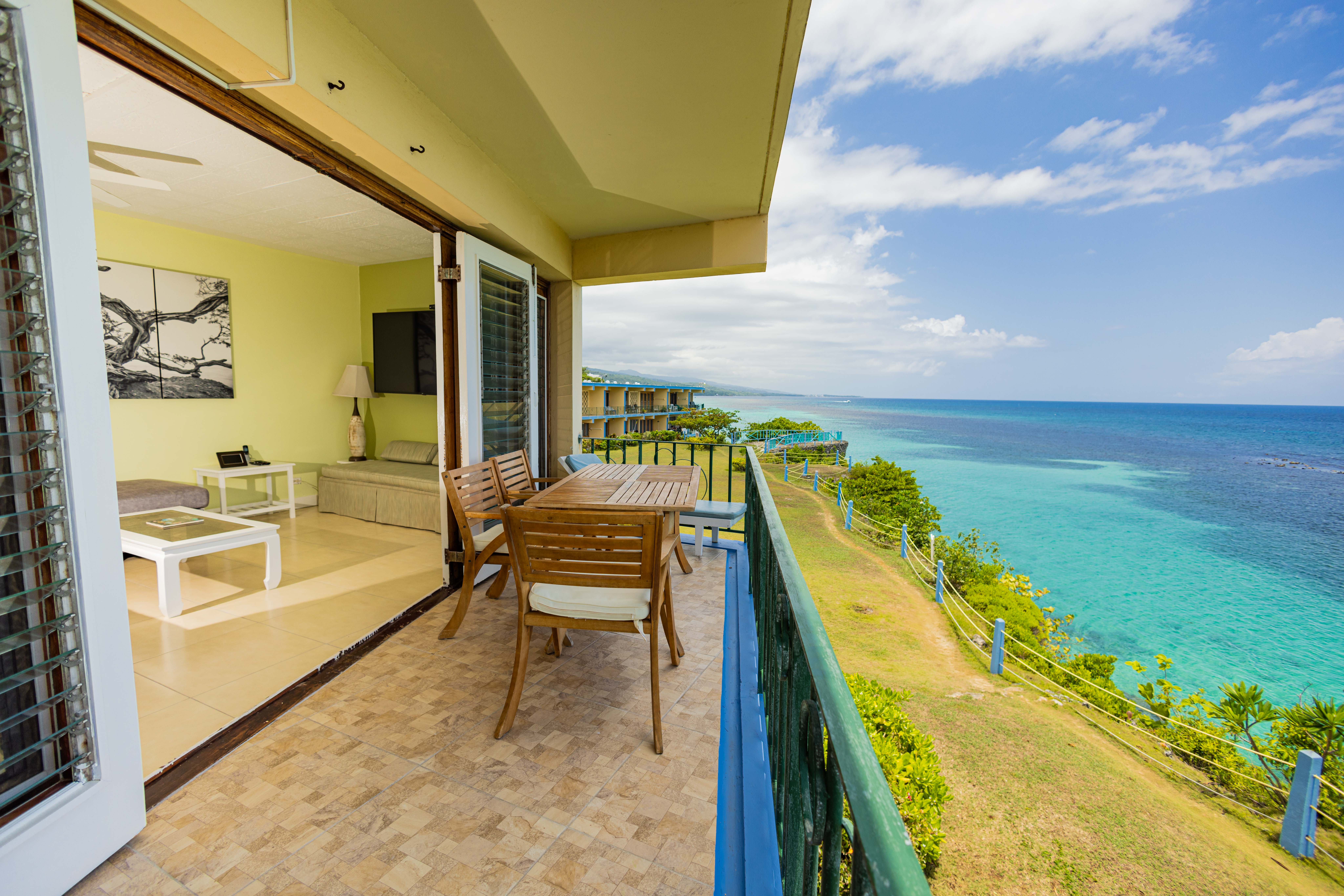 Ocean view from Carib Condominiums